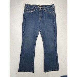 Vintage Levis 515 Bootcut Jeans Womens 12S Medium Wash Blue Denim Mid Rise